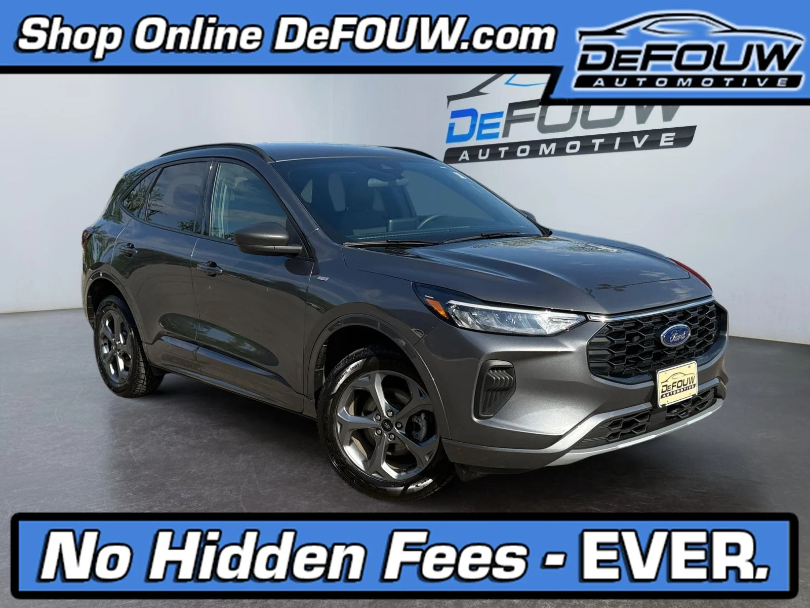 Used 2023 Carbonized Gray Ford ST-Line image 1