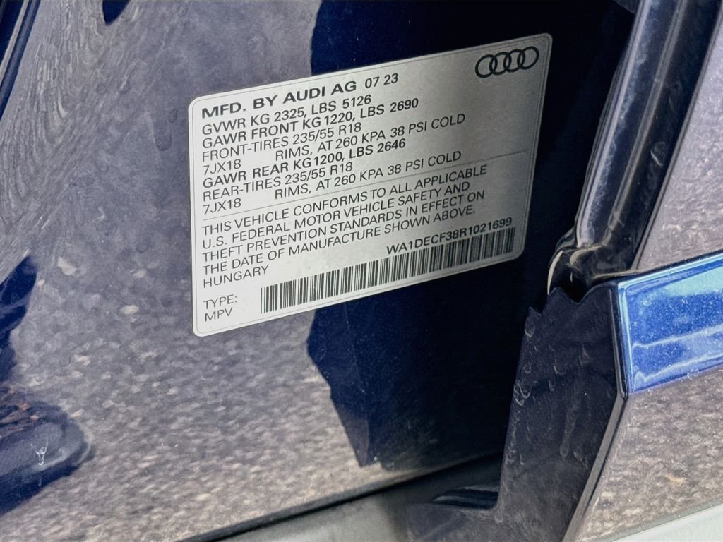 Used 2024 Blue Audi Premium S Line quattro image 34
