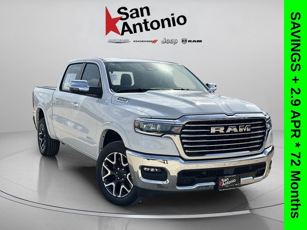 New 2026 Bright White Clear-Coat Exterior Paint RAM Laramie image 1
