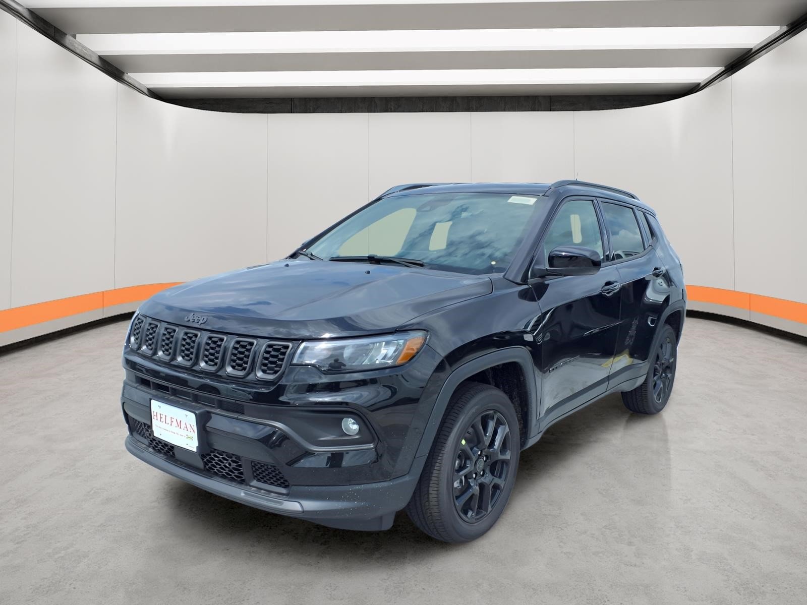 New 2026 Diamond Black Crystal Pearl-Coat Exterior Paint Jeep Latitude Altitude image 3