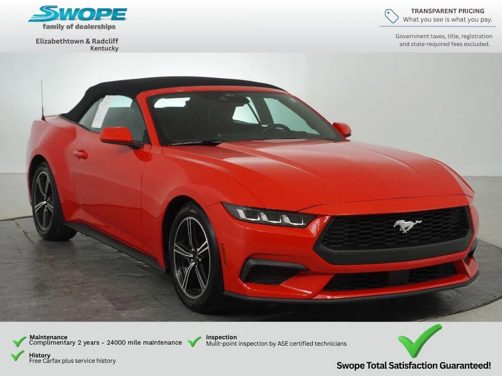 Used 2024 Race Red Ford EcoBoost Premium image 1