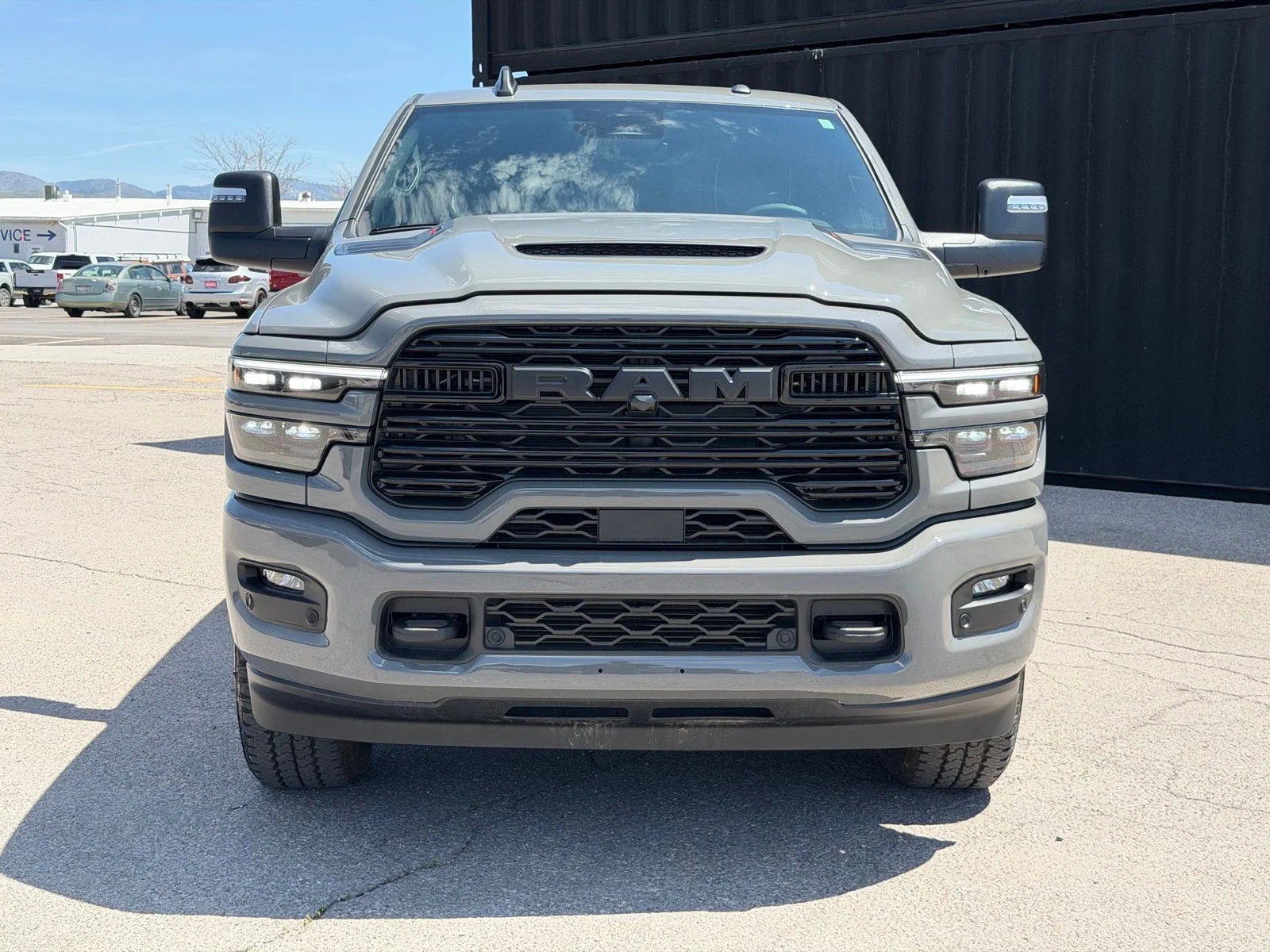 New 2026 Ceramic Gray Clear-Coat Exterior Paint RAM Laramie image 2