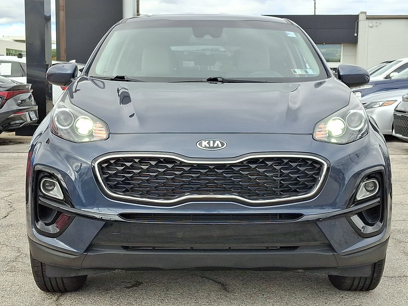 Certified Used 2020 Blue Kia LX image 2