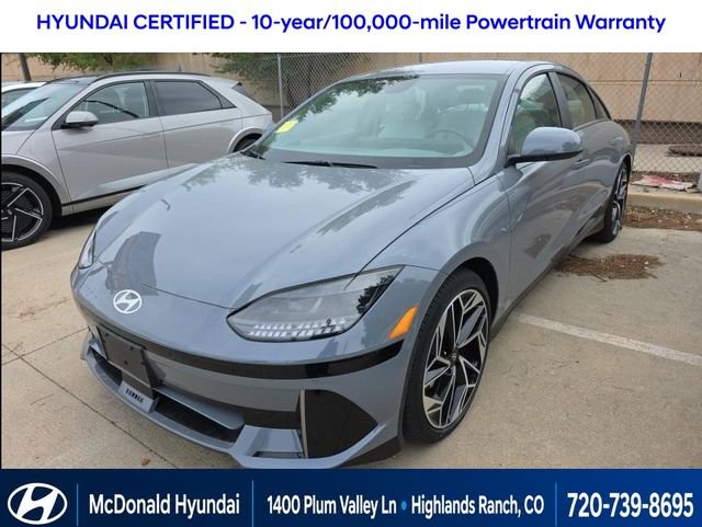 Certified Used 2024 Blue Hyundai SEL image 1