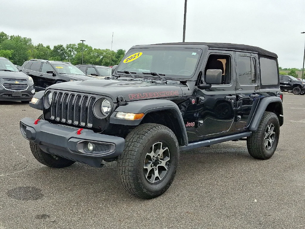 Used 2021 Black Jeep Rubicon 4X4 image 6