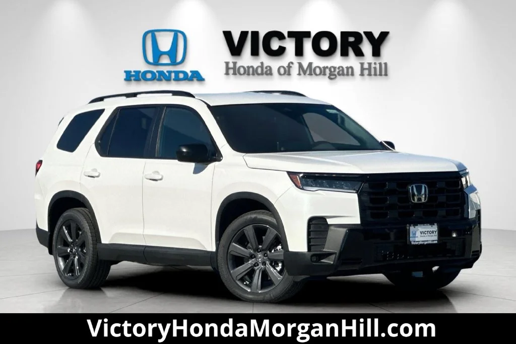 New 2026 Platinum White Pearl Honda Sport image 1
