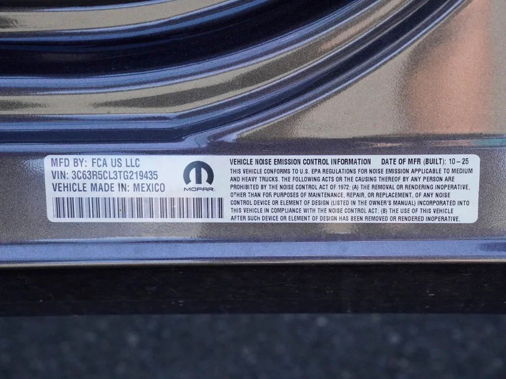 New 2026 Granite Crystal Metallic Clear-Coat Exterior Paint RAM Tradesman image 29