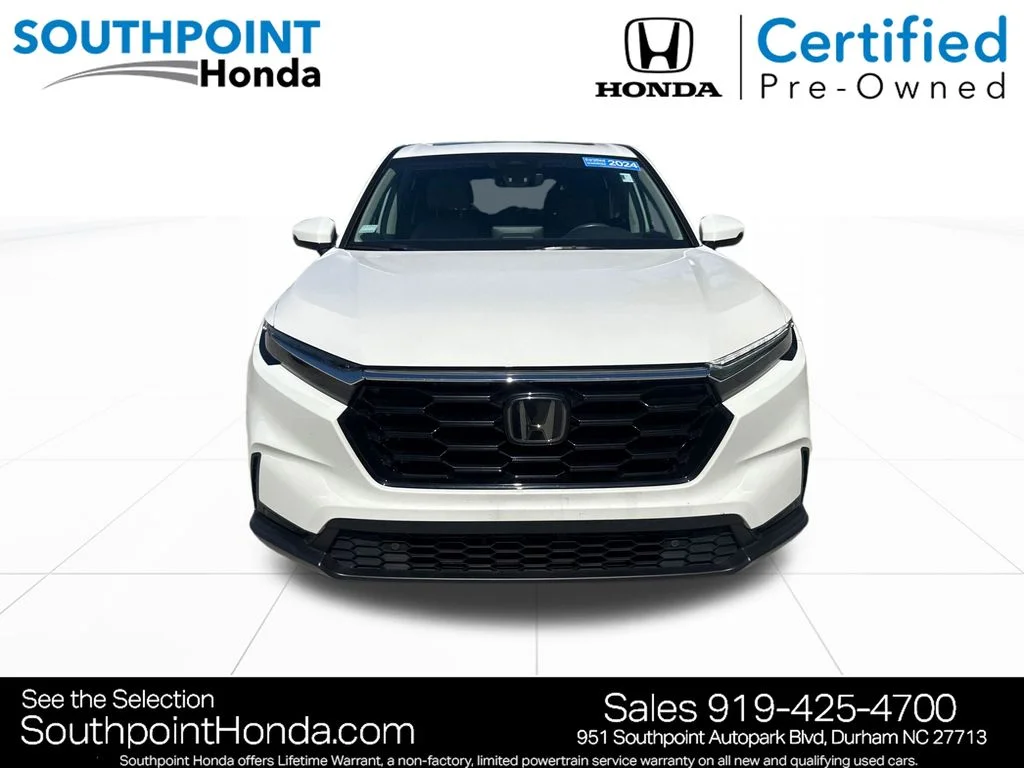 Certified Used 2024 Platinum White Pearl Honda EX-L image 2