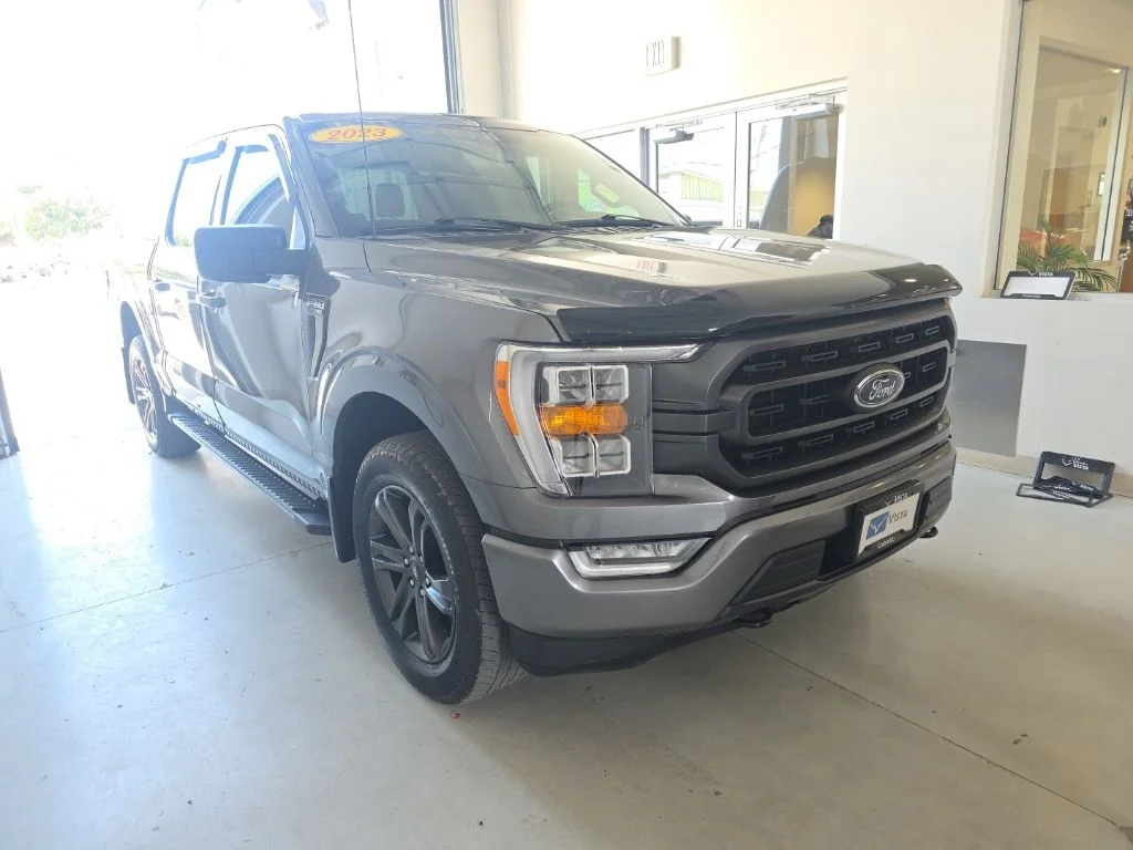 Used 2023 Gray Metallic Ford XLT image 1