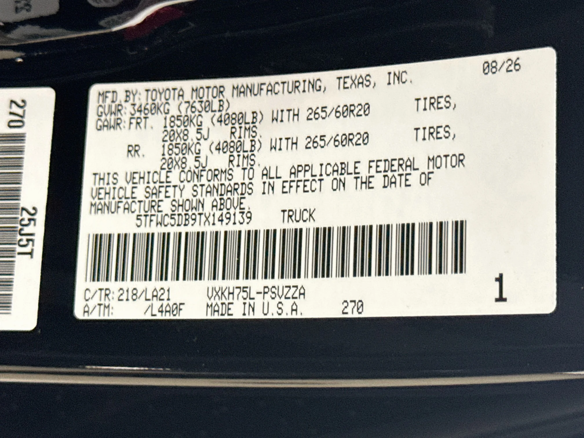 New 2026 Midnight Black Metallic Toyota Platinum Hybrid image 32