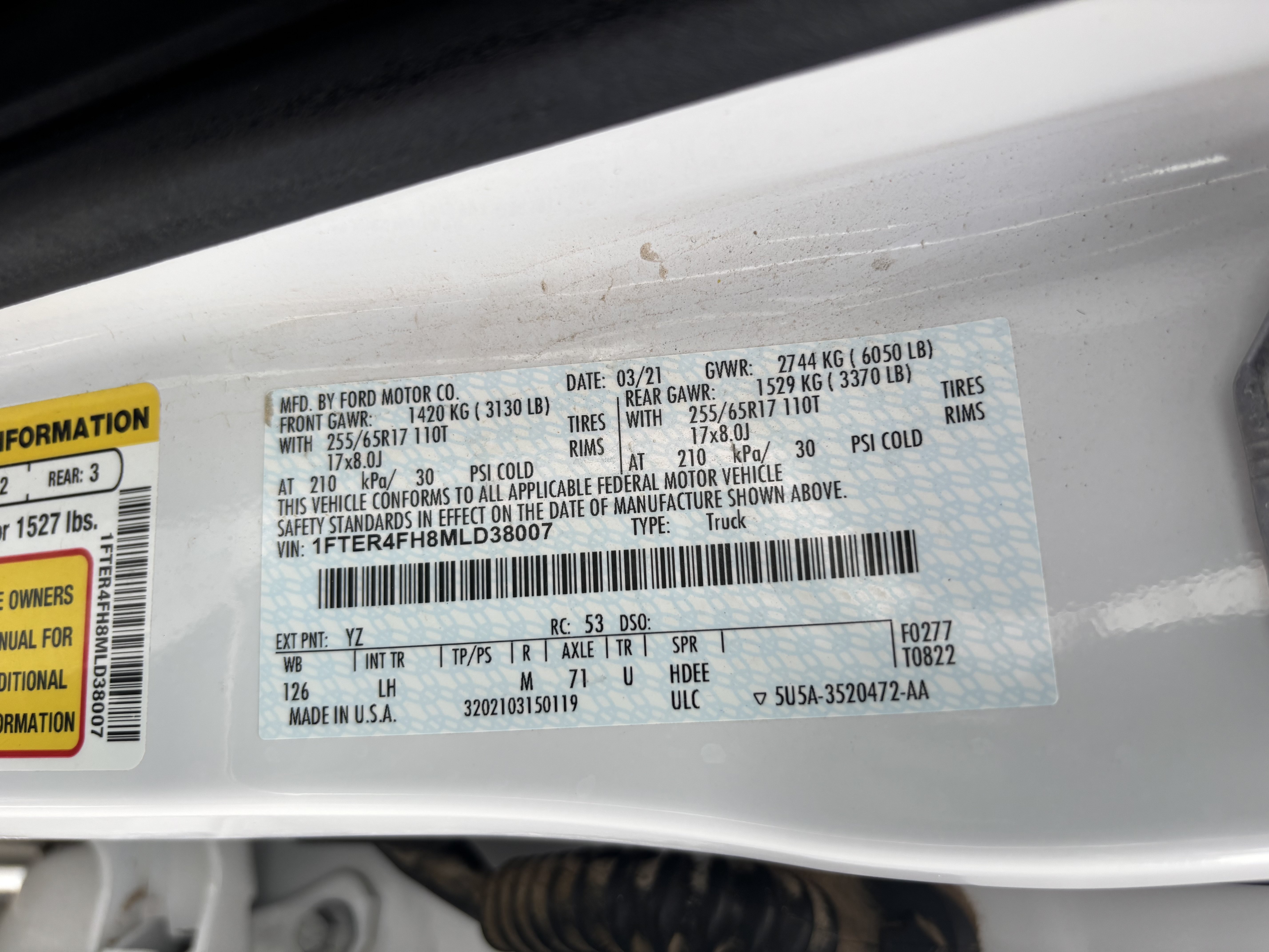 Used 2021 Oxford White Ford XLT image 26