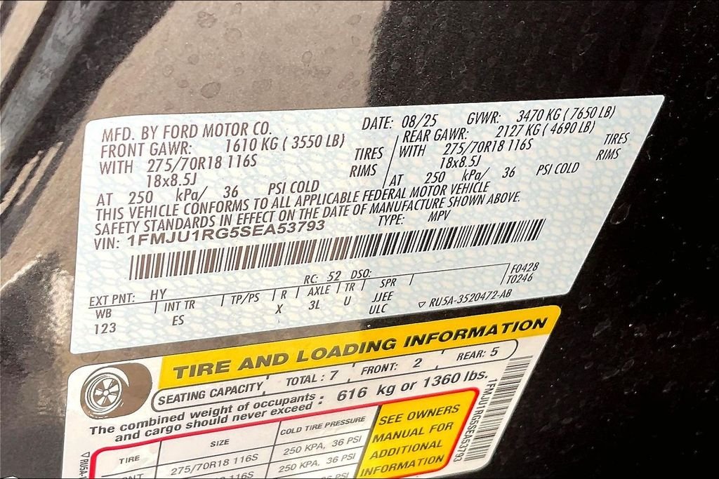 New 2025 Ford Expedition Tremor 4D Sport Utility