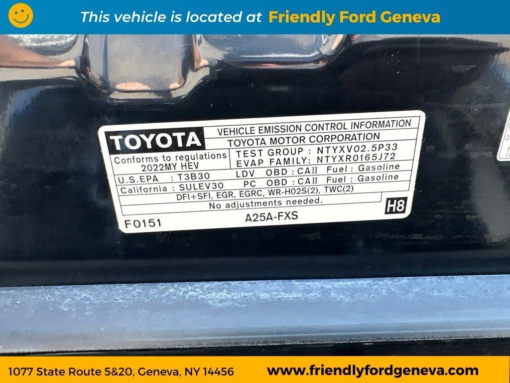Used 2022 Black Toyota XLE image 24