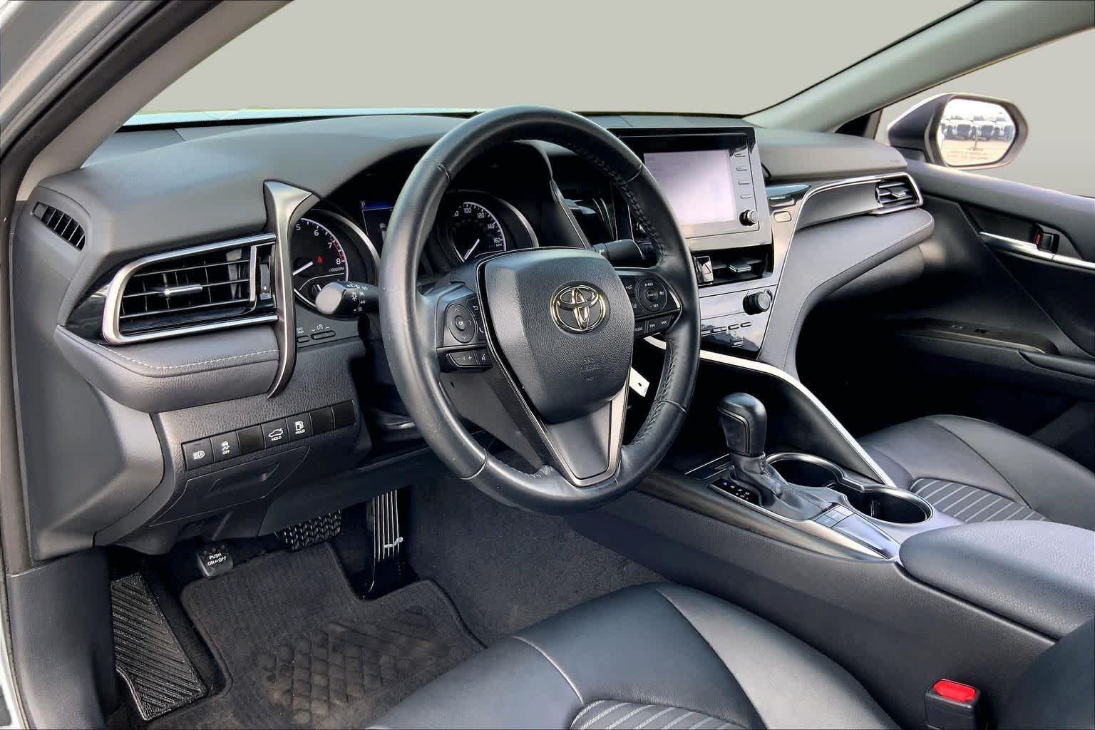 Used 2023 Celestial Silver Metallic Toyota SE image 17