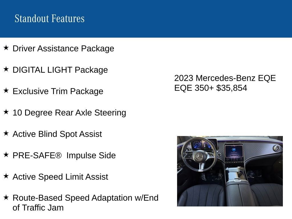 Certified Used 2023 Black Mercedes-Benz 350+ SUV image 8
