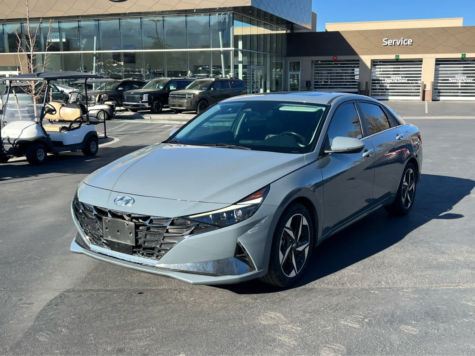 Used 2021 Hyundai Elantra Limited with VIN KMHLP4AG9MU113032 for sale in Lindon, UT