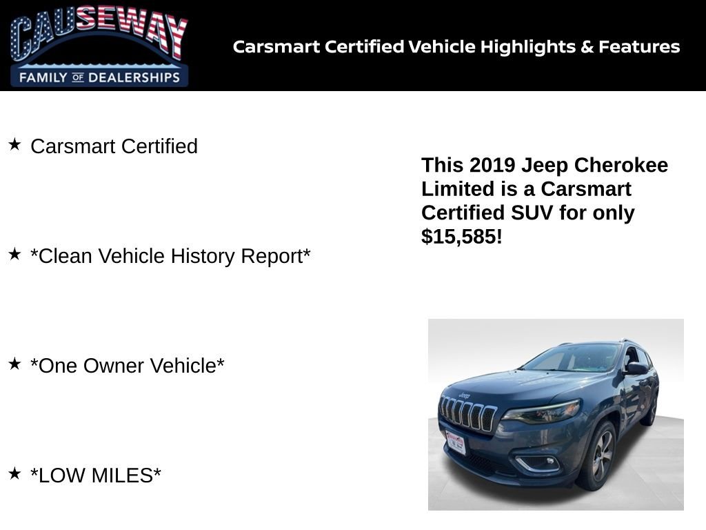 Used 2019 Blue Jeep Limited image 2