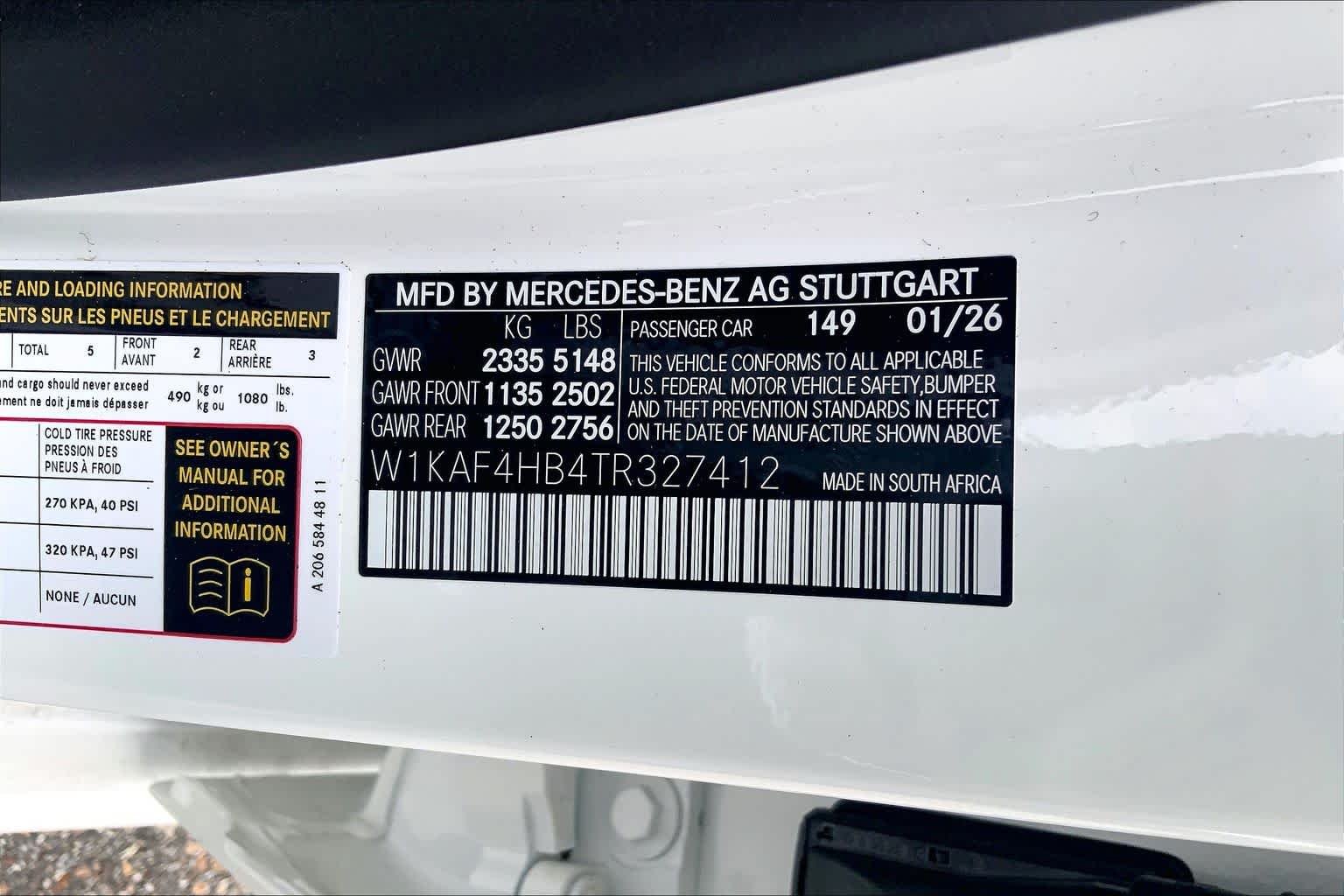 New 2026 Polar White Mercedes-Benz C 300 image 13