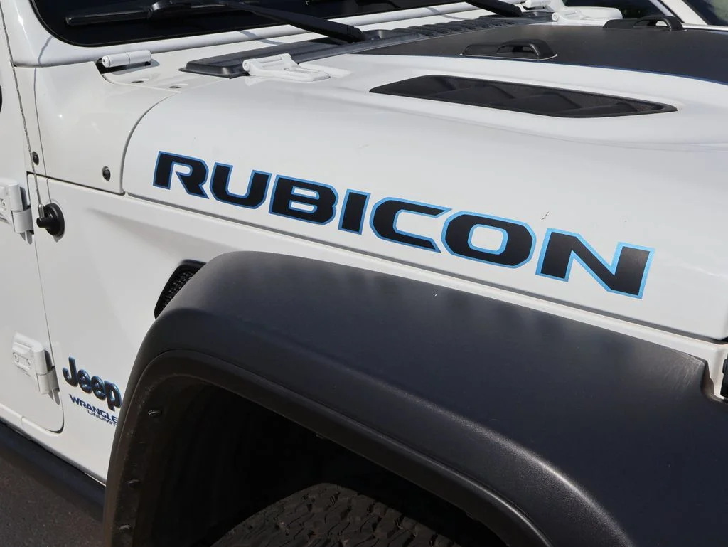 Used 2022 White Jeep Unlimited Rubicon 4xe image 7