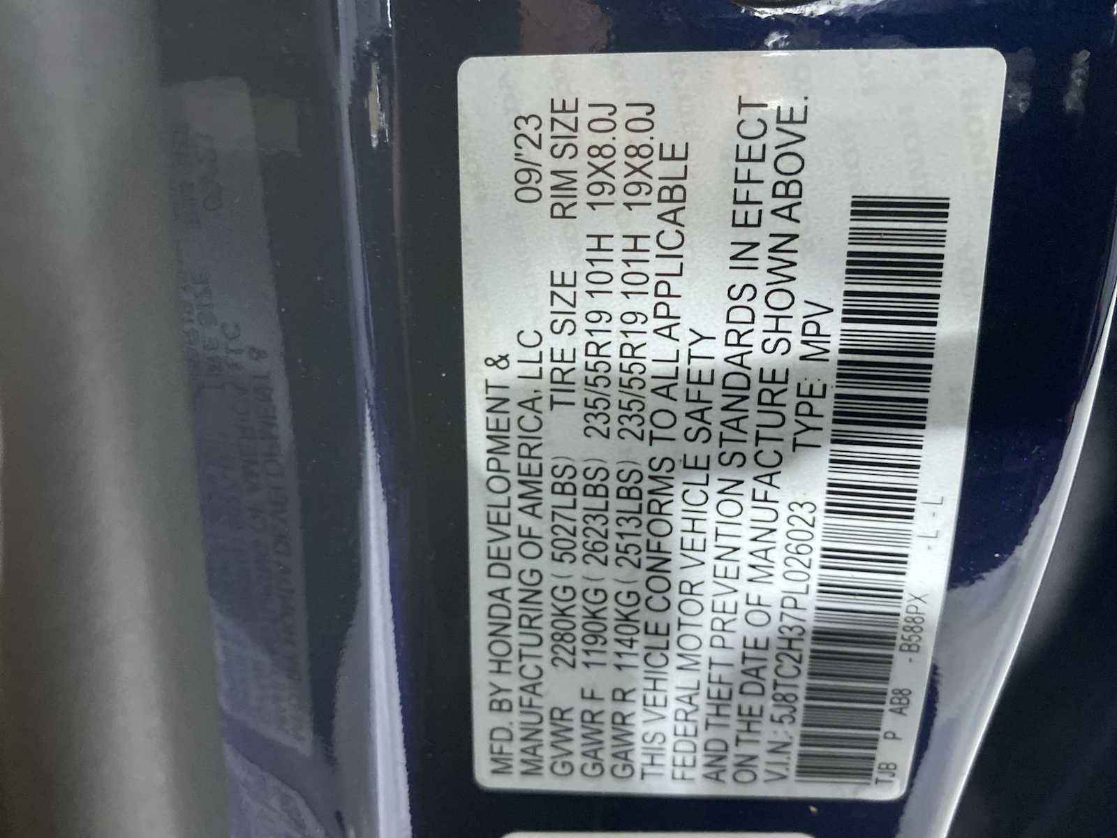 Certified Used 2023 Fathom Blue Pearl Acura  image 21