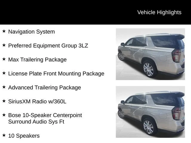 Certified Used 2022 EMPIRE BEIGE METALLIC Chevrolet High Country image 8