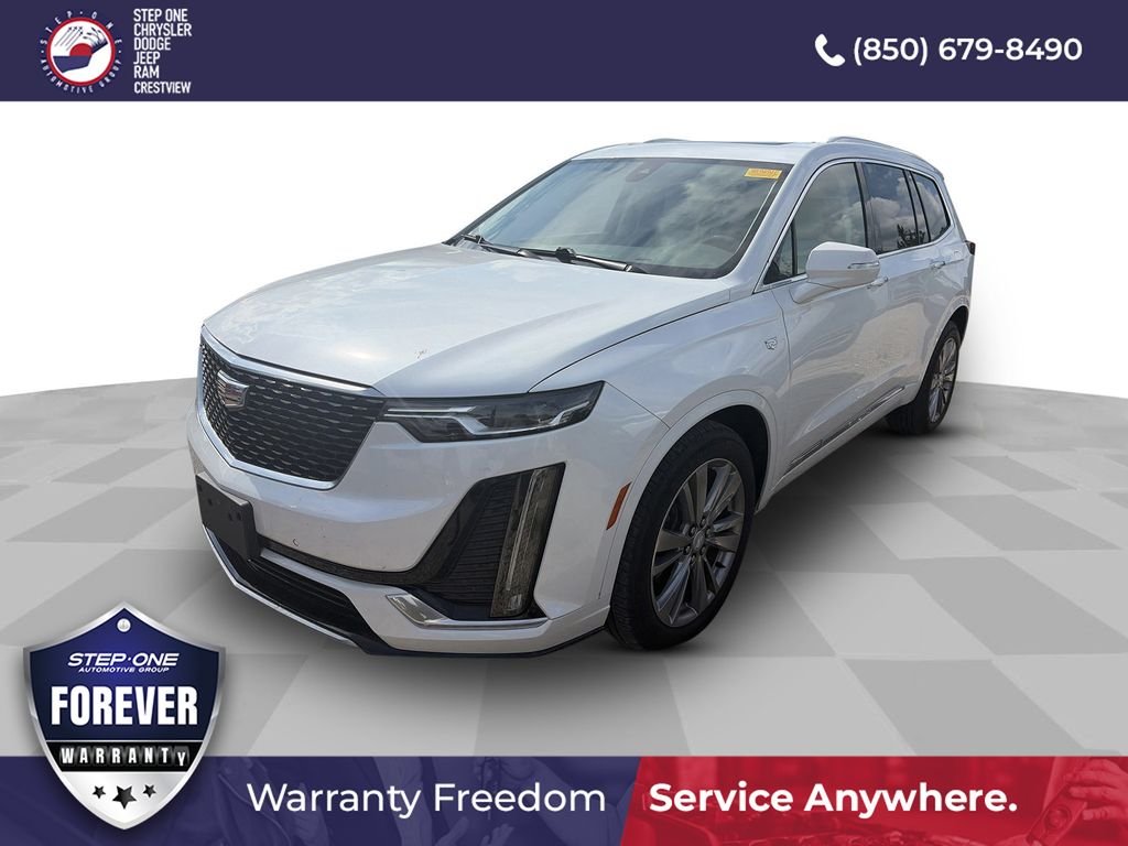Used 2023 White Cadillac Premium Luxury image 1