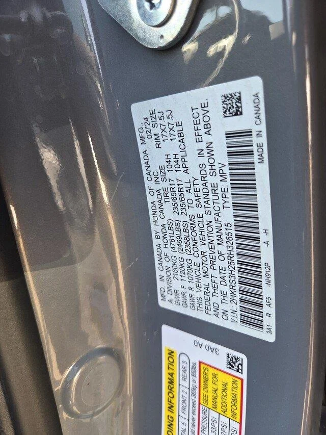 Certified Used 2024 Urban Gray Pearl Honda LX image 32