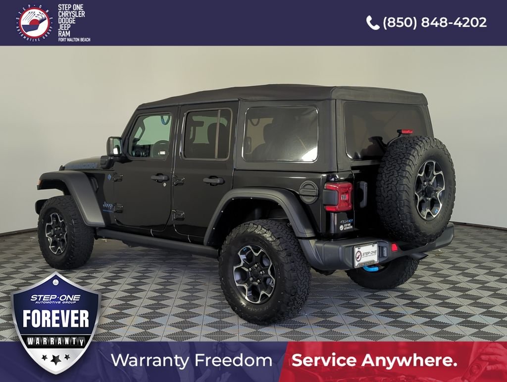 Used 2023 Black Jeep Rubicon 4xe image 4