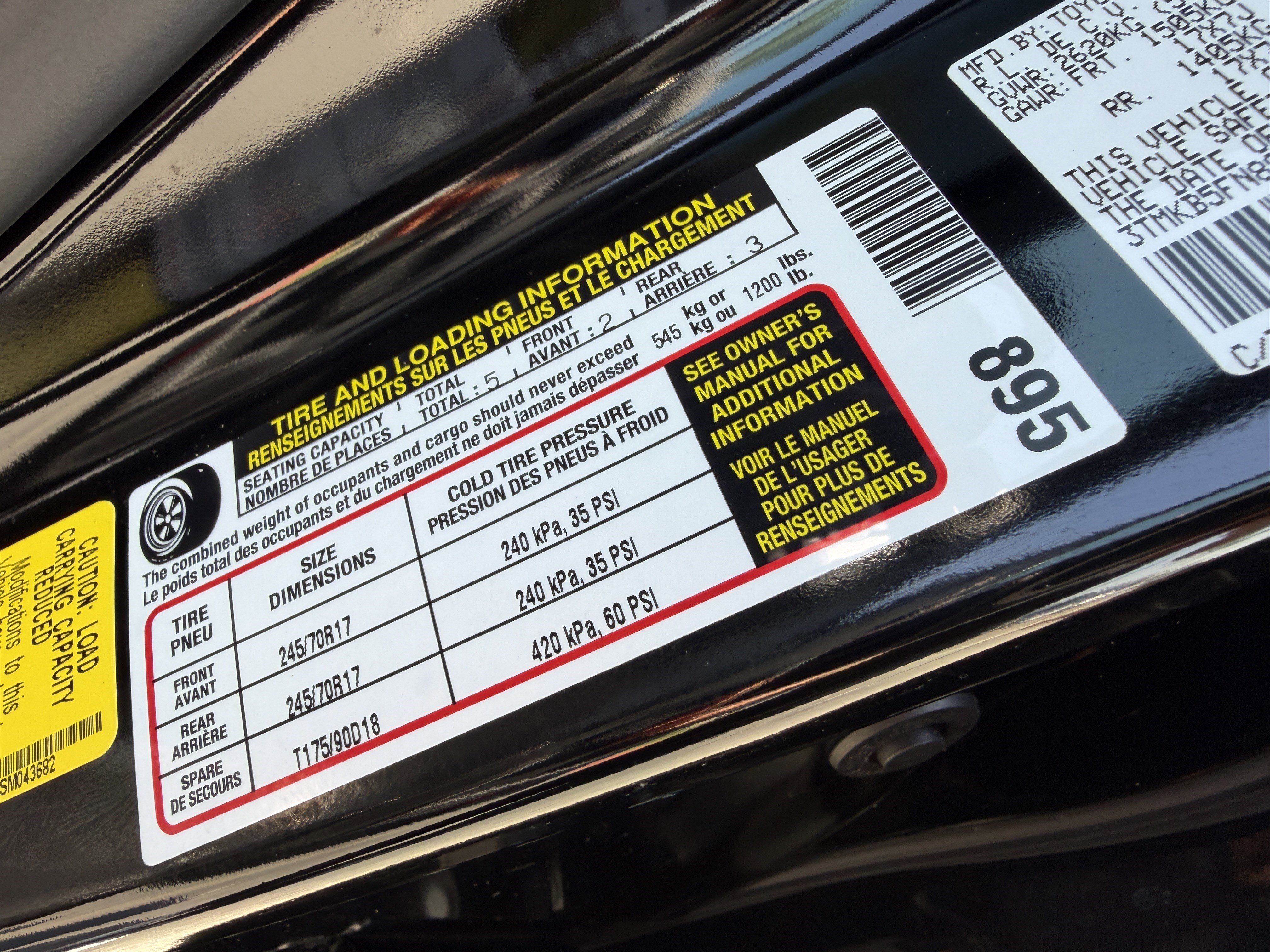 Used 2025 Black Toyota SR5 image 29