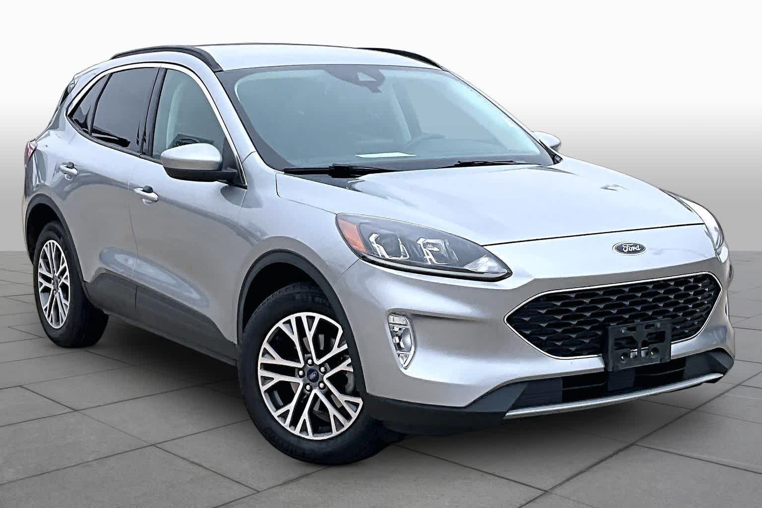Used 2021 Iconic Silver Metallic Ford SEL image 4