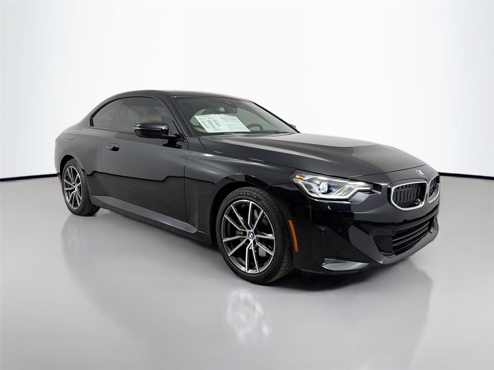 Certified Used 2025 Black Sapphire Metallic BMW 230i xDrive image 4