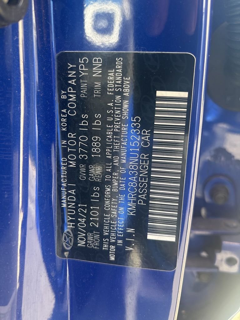 Used 2022 Blue Hyundai Limited image 14