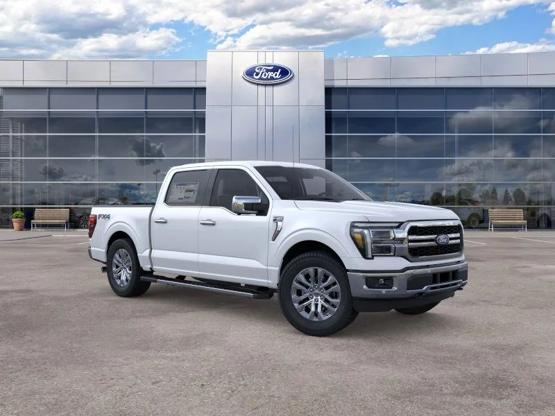 New 2026 Star White Metallic Tri-Coat Ford Lariat image 40