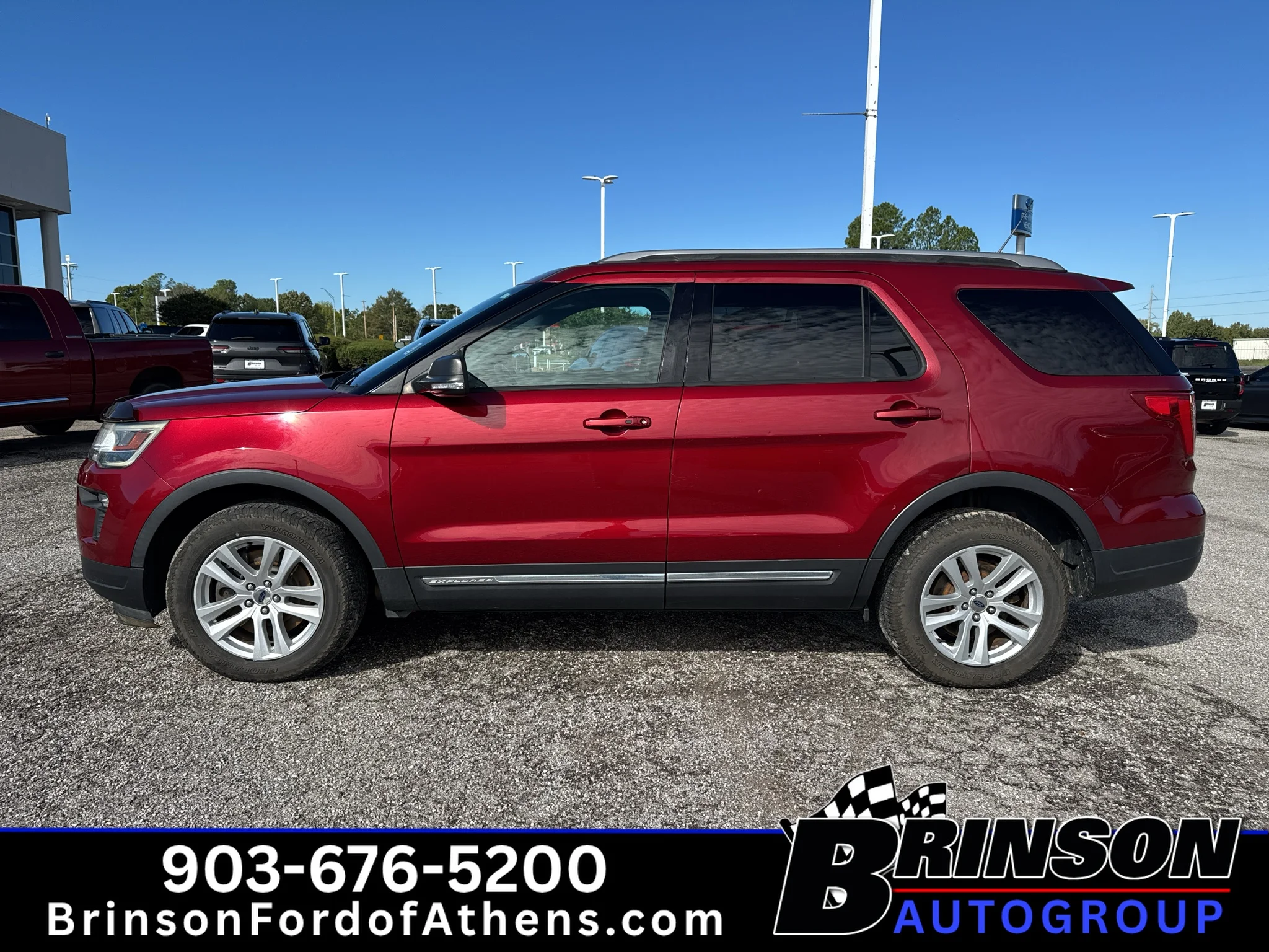 Used 2019 Ruby Red Metallic Tinted Clearcoat Ford XLT image 8