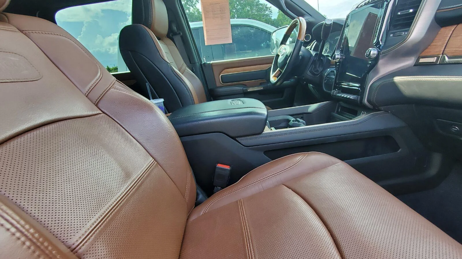 Used 2022 Bright White Clearcoat Ram Longhorn image 4