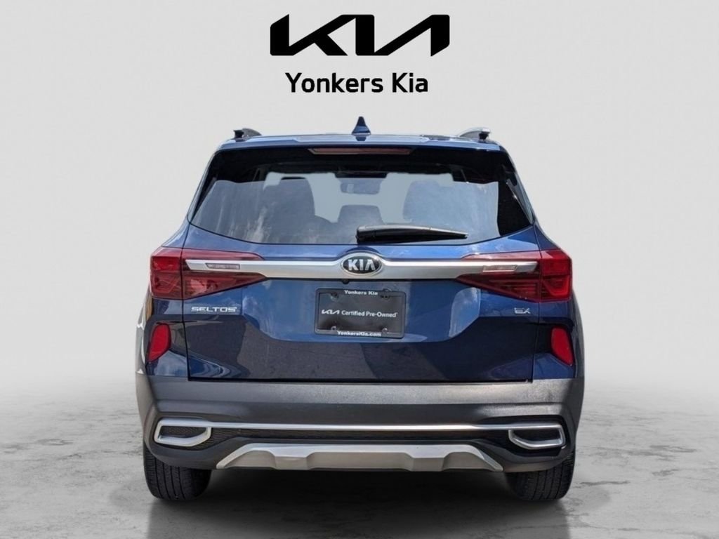 Used 2021 Blue Kia EX image 7