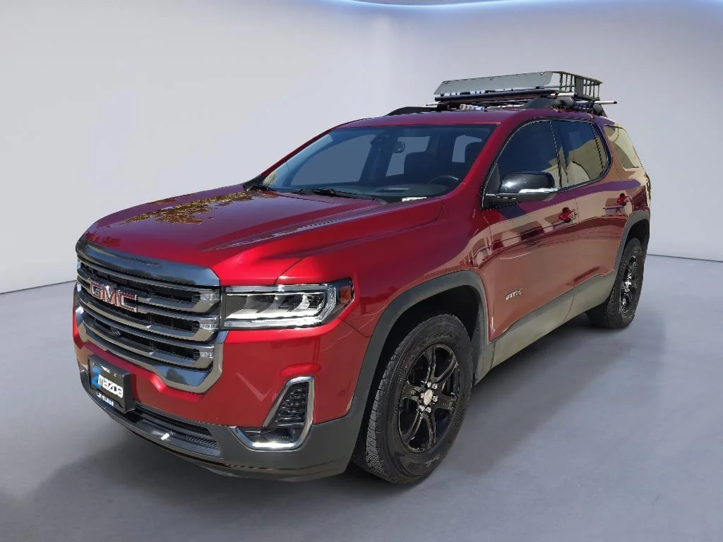 Used 2023 Volcanic Red Tintcoat GMC AT4 image 1