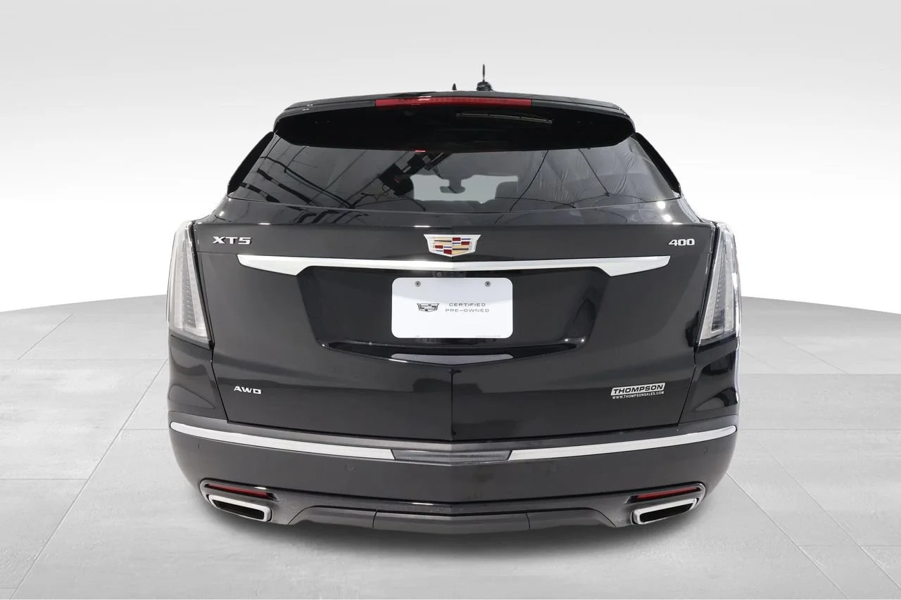 Certified Used 2023 STELLAR BLACK METALLIC Cadillac AWD Sport image 3
