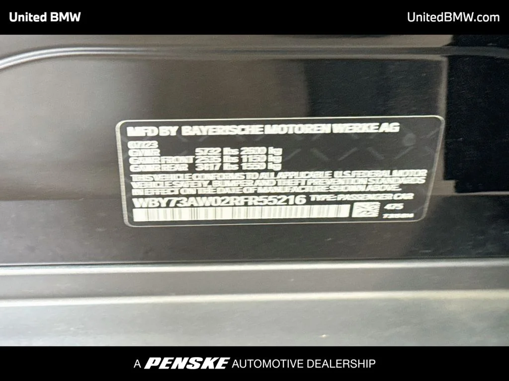 Certified Used 2024 Black Sapphire Metallic BMW eDrive40 image 22