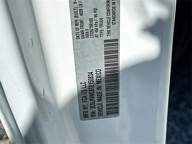 New 2026 Bright White Clear-Coat Exterior Paint RAM Low Roof image 19