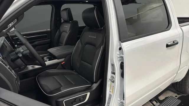 New 2026 Ivory White Tri-Coat Pearl-Coat Exterior Paint RAM Laramie image 9