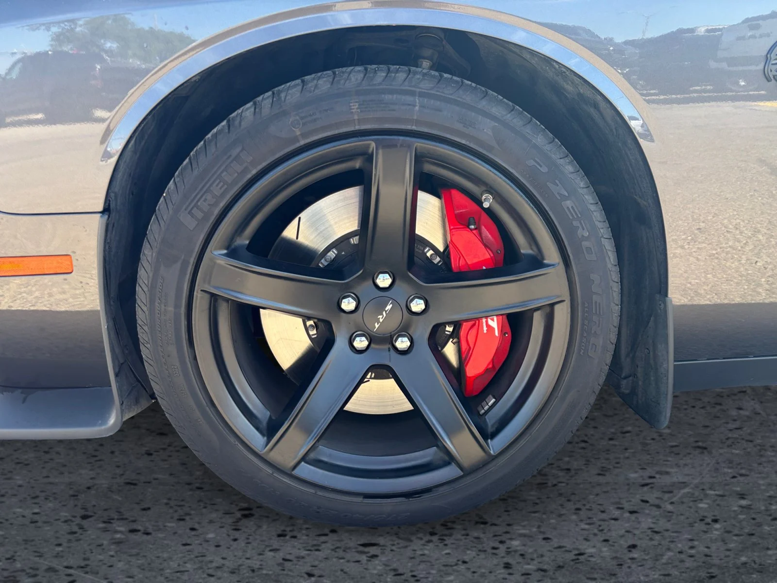 Used 2022 Granite Crystal Metallic Dodge SRT Hellcat image 9