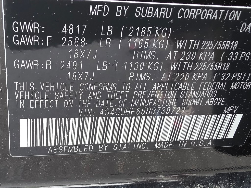 Used 2025 Crystal Black Silica Subaru Sport image 36