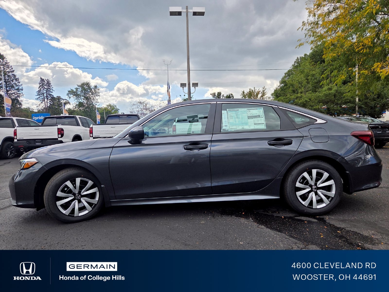 New 2026 Meteorite Gray Metallic Honda LX image 12
