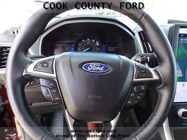 Used 2024 Burgundy Velvet Metallic Tinted Clearcoat Ford SEL image 4