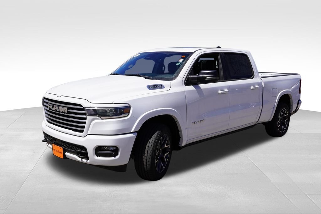 New 2026 Bright White Clear-Coat Exterior Paint RAM Laramie image 7