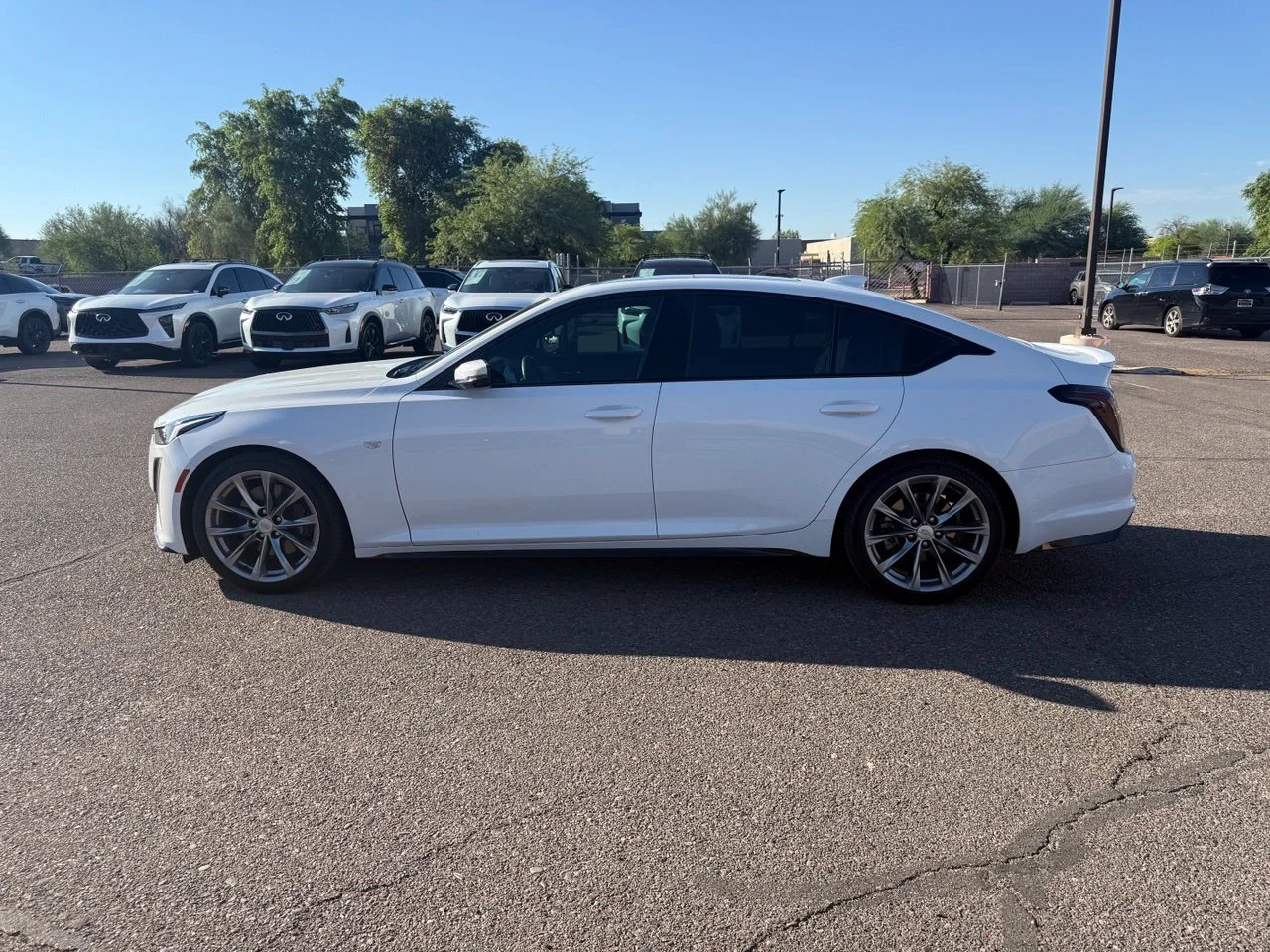 Used 2020 Summit White Cadillac Sport image 7