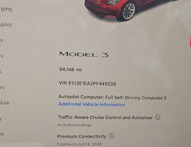 Used 2023 Red Tesla Base image 5