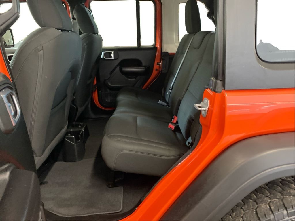 Used 2020 Orange Jeep Unlimited Sport S image 8
