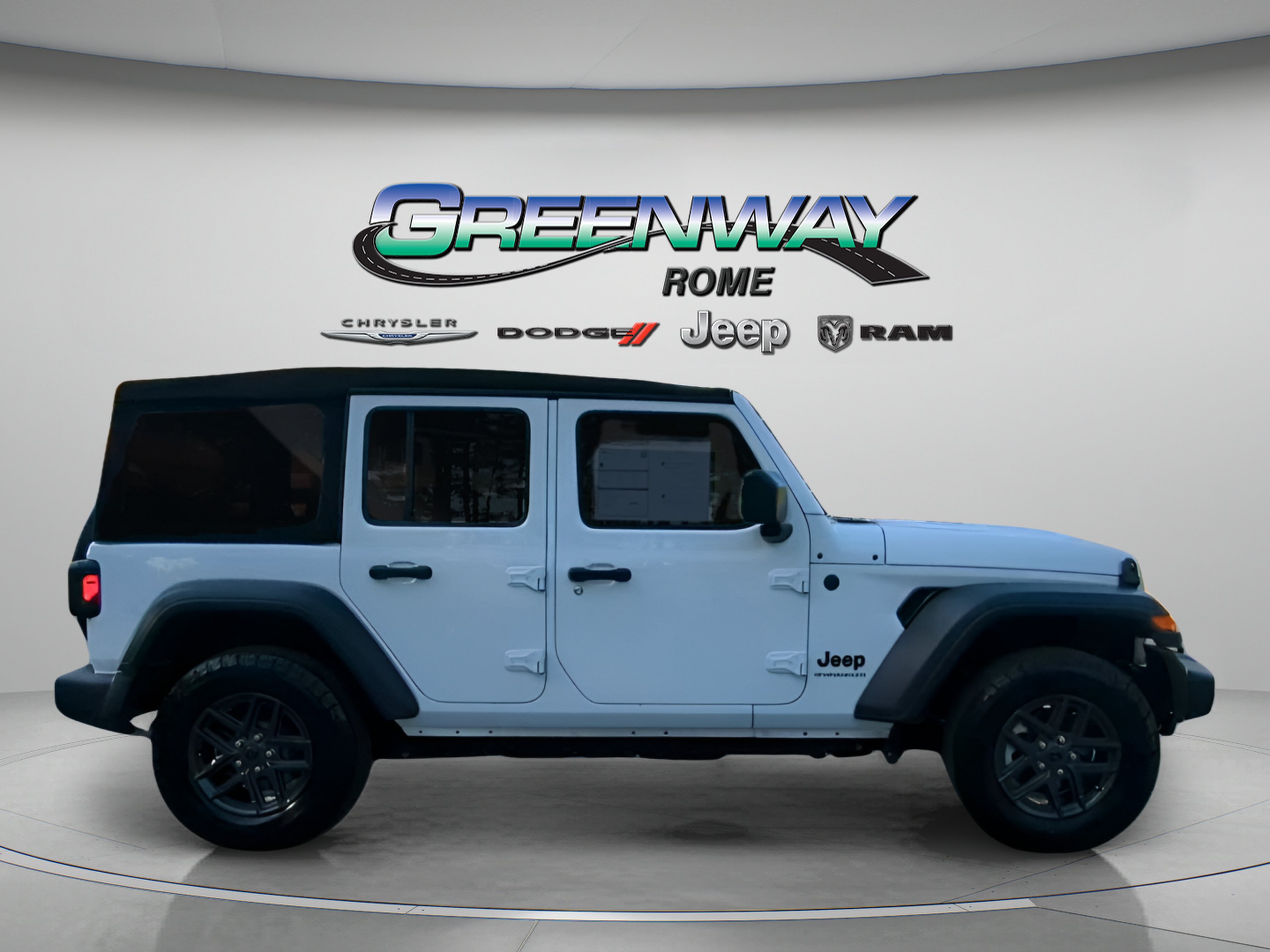 Used 2024 Bright White Clearcoat Jeep Sport S image 36